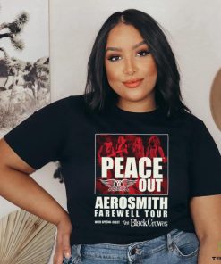 Peace Out Aerosmith Farewell Tour shirt