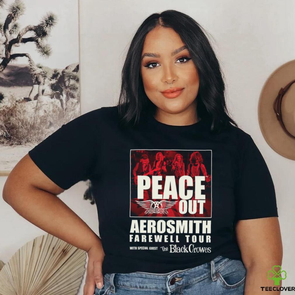 Peace Out Aerosmith Farewell Tour shirt Peace Out Aerosmith Farewell Tour shirt