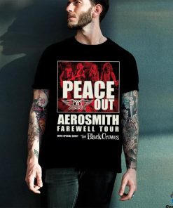 Peace Out Aerosmith Farewell Tour shirt