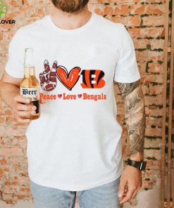 Peace love Bengals shirt