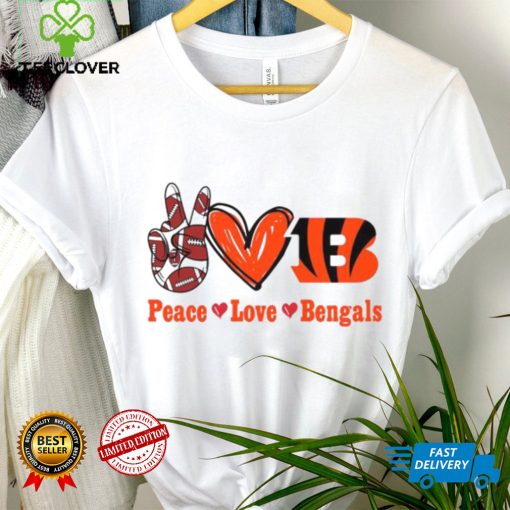 Peace love Bengals shirt