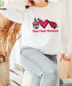 Peace love Cardinals shirt