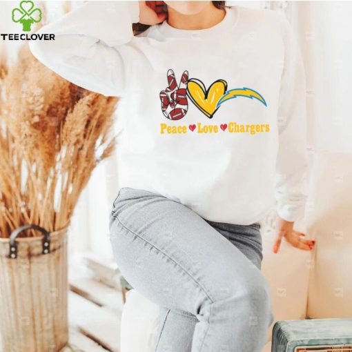 Peace love Chargers hoodie, sweater, longsleeve, shirt v-neck, t-shirt