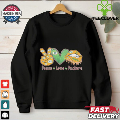 Peace love Green Bay Packers shirt
