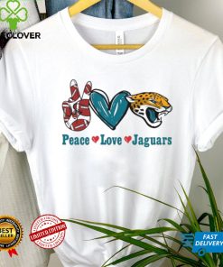 Peace love Jaguars shirt