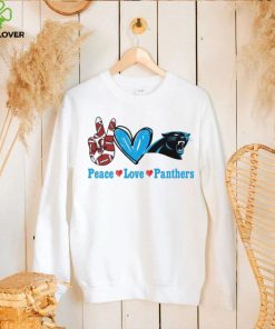 Peace love Panthers hoodie, sweater, longsleeve, shirt v-neck, t-shirt