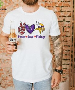 Peace love Vikings shirt