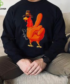 Peace sign turkey Thanksgiving say hi hoodie, sweater, longsleeve, shirt v-neck, t-shirt