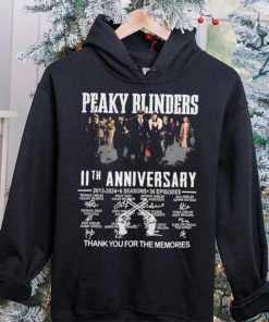 Peaky Blinders 11th Anniversary 2013 2024 6 Seasons 36 Episodes Thank You For The Memories Signatures Shirt