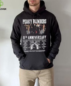 Peaky Blinders 11th Anniversary 2013 2024 6 Seasons 36 Episodes Thank You For The Memories Signatures Shirt