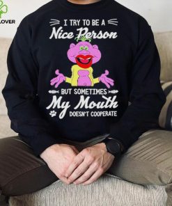 Peanut Jeff Dunham I Try To Be A Nice Person But Sometimes My Mouth Doesn’t Cooperate Shirt