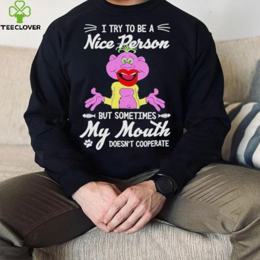 Peanut Jeff Dunham I Try To Be A Nice Person But Sometimes My Mouth Doesn’t Cooperate Shirt
