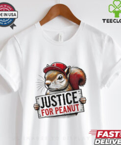 Peanut Squirrel Red Hat Justice For Peanut shirt
