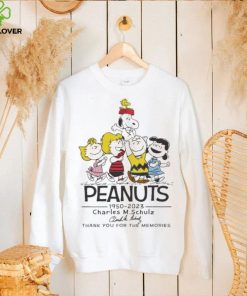 Peanuts 1950 – 2023 Charles M Schulz thank you for the memories signature shirt