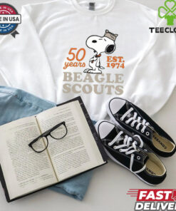 Peanuts 50 Years EST.1974 Beagle Scouts T Shirt