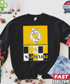 Peanuts 75th Anniversary As A Comic Book On October 2 2025 Happiness Is 75 Years Of Peanuts shirt