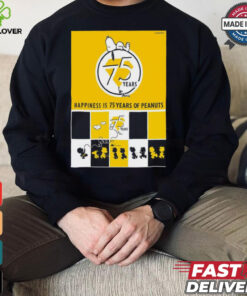 Peanuts 75th Anniversary As A Comic Book On October 2 2025 Happiness Is 75 Years Of Peanuts shirt