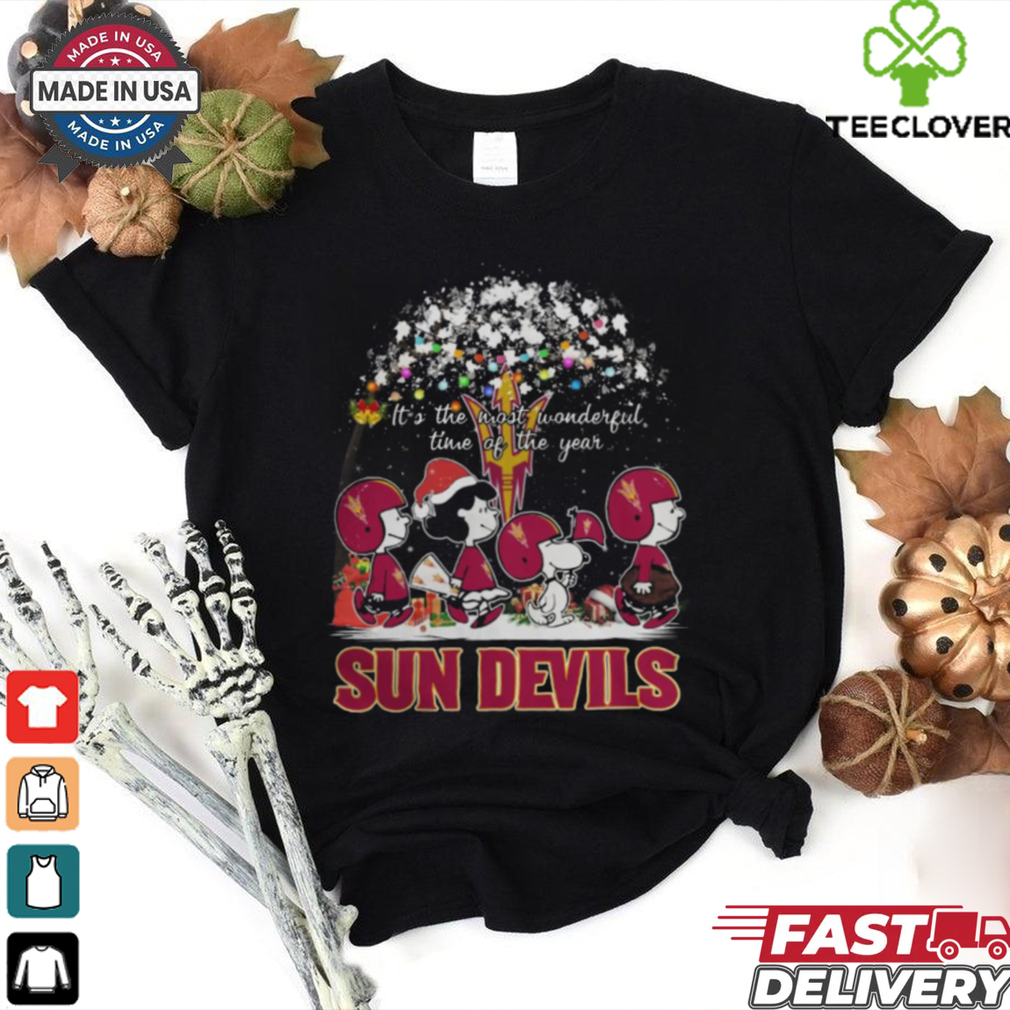 Peanuts Arizona State Sun Devils It’s The Most Wonderful Time Of The Year Winter Shirt Peanuts Arizona State Sun Devils It’s The Most Wonderful Time Of The Year Winter Shirt