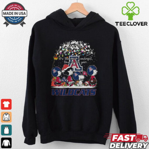 Peanuts Arizona Wildcats It’s The Most Wonderful Time Of The Year Winter Shirt