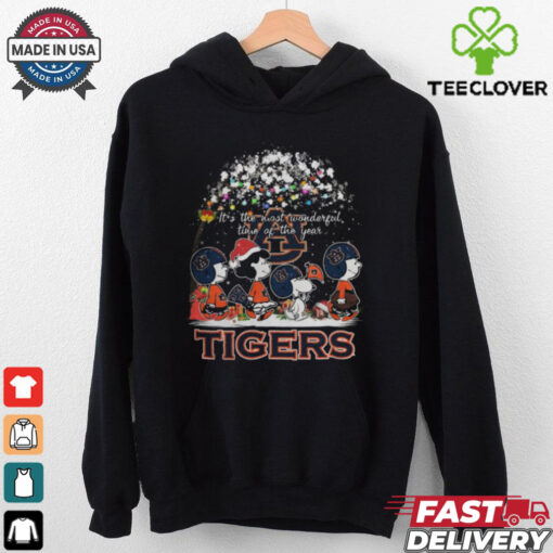 Peanuts Auburn Tigers It’s The Most Wonderful Time Of The Year Winter Shirt