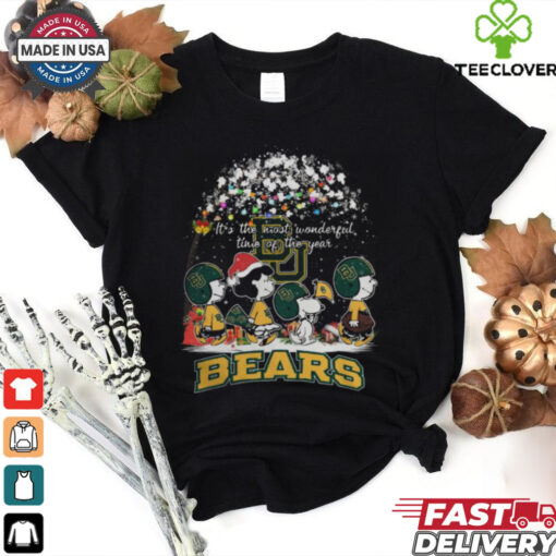 Peanuts Baylor Bears It’s The Most Wonderful Time Of The Year Winter Shirt