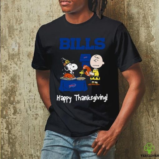 Peanuts Buffalo Bills Football Happy Thanksgiving T Shirt