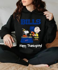 Peanuts Buffalo Bills Football Happy Thanksgiving T Shirt