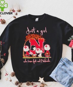 Peanuts Cartoon Just A Girl Who Loves Fall And Nebraska Shirt 4 Peanuts Cartoon Just A Girl Who Loves Fall And Nebraska Shirt