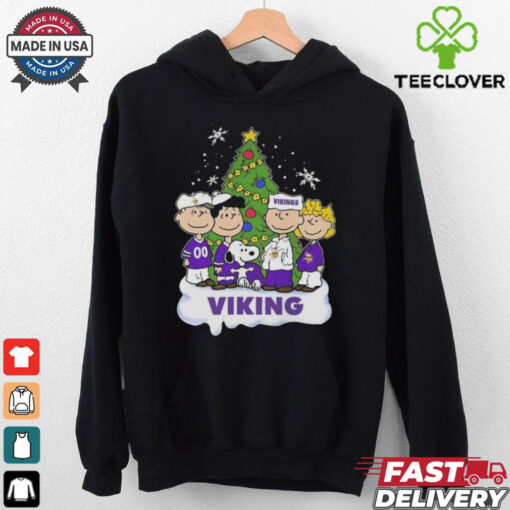 Peanuts Character X Minnesota Vikings Merry Christmas 2024 Shirt
