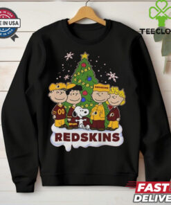 Peanuts Character X Washington Redskins Merry Christmas 2024 Shirt