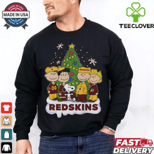 Peanuts Character X Washington Redskins Merry Christmas 2024 Shirt
