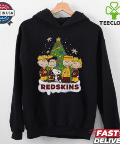 Peanuts Character X Washington Redskins Merry Christmas 2024 Shirt
