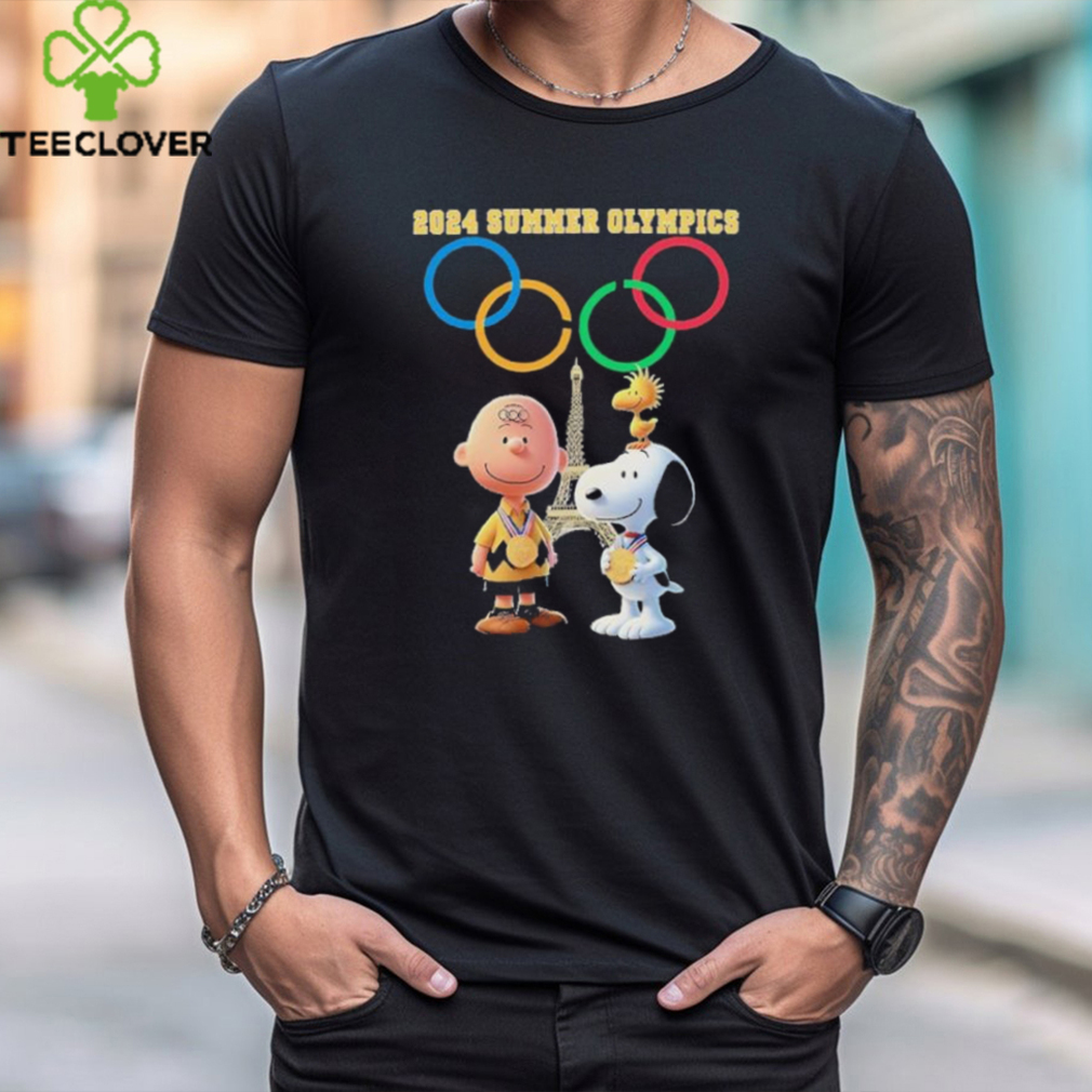 Peanuts Characters 2024 Summer Olympic Paris Shirt Peanuts Characters 2024 Summer Olympic Paris Shirt