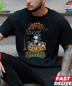 Peanuts Characters Baylor Bears Halloweens It’s The Most Wonderful Time Of The Year Shirt