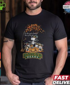 Peanuts Characters Baylor Bears Halloweens It’s The Most Wonderful Time Of The Year Shirt