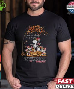 Peanuts Characters Cincinnati Bearcats Halloweens It’s The Most Wonderful Time Of The Year Shirt