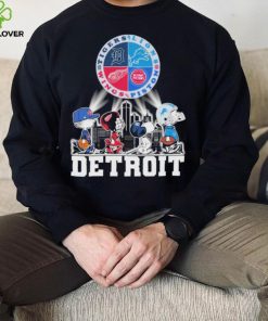 Peanuts Characters Detroit Sports Teams City Walking Shirt 6 Peanuts Characters Detroit Sports Teams City Walking Shirt