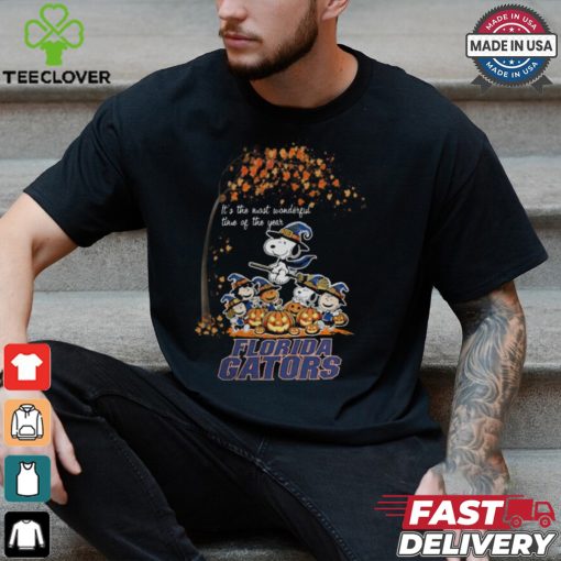 Peanuts Characters Florida Gators Halloweens It’s The Most Wonderful Time Of The Year Shirt