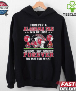 Peanuts Characters Forever A Alabama Crimson Tide Fan Win Or Lose Yesterday Today Tomorrow Forever No Matter What Shirt 1 Peanuts Characters Forever A Alabama Crimson Tide Fan Win Or Lose Yesterday Today Tomorrow Forever No Matter What Shirt
