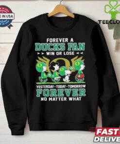 Peanuts Characters Forever A Oregon Ducks Fan Win Or Lose Yesterday Today Tomorrow Forever No Matter What Shirt 2 Peanuts Characters Forever A Oregon Ducks Fan Win Or Lose Yesterday Today Tomorrow Forever No Matter What Shirt