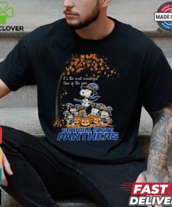 Peanuts Characters Georgia State Panthers Halloweens It’s The Most Wonderful Time Of The Year Shirt