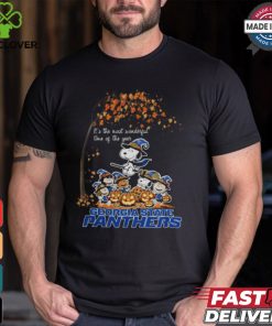 Peanuts Characters Georgia State Panthers Halloweens It’s The Most Wonderful Time Of The Year Shirt