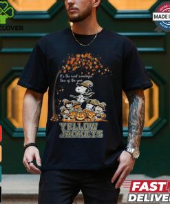 Peanuts Characters Georgia Tech Yellow Jackets Halloweens It’s The Most Wonderful Time Of The Year Shirt