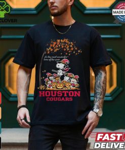 Peanuts Characters Houston Cougars Halloweens It’s The Most Wonderful Time Of The Year Shirt