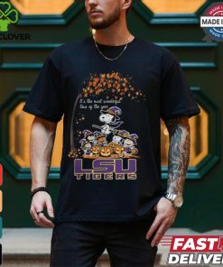 Peanuts Characters LSU Tigers Halloweens It’s The Most Wonderful Time Of The Year Shirt