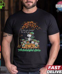 Peanuts Characters Marshall Thundering Herd Halloweens It’s The Most Wonderful Time Of The Year Shirt