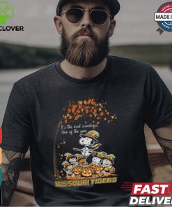 Peanuts Characters Missouri Tigers Halloweens It’s The Most Wonderful Time Of The Year Shirt