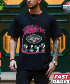 Peanuts Characters New York Jets In October We Wear Pink 2024 Shirt