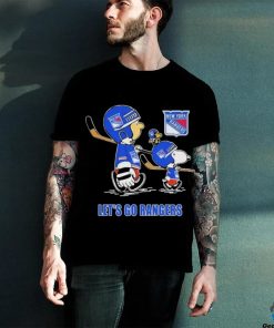 Peanuts Characters New York Rangers Lets Go Rangers 2024 Shirt