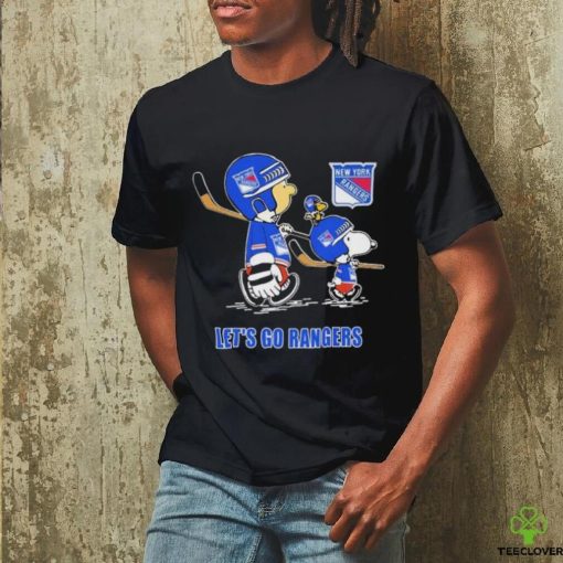 Peanuts Characters New York Rangers Lets Go Rangers 2024 Shirt